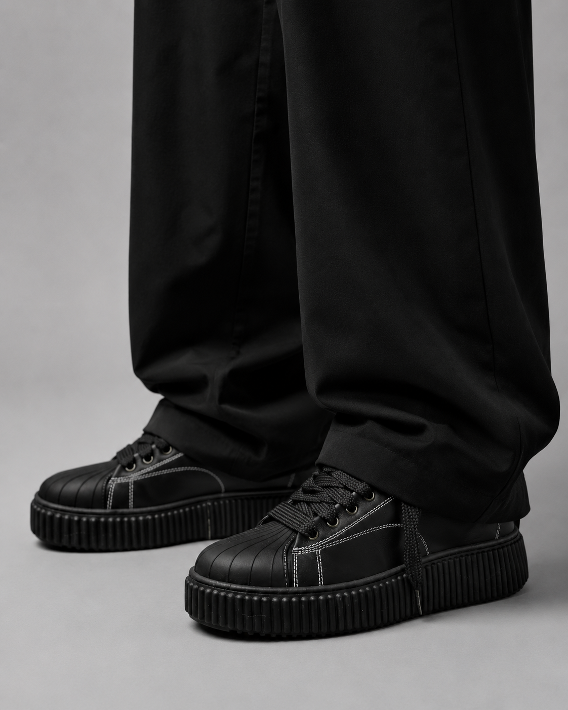 Sneaker Megan Phantom Pelle Nero