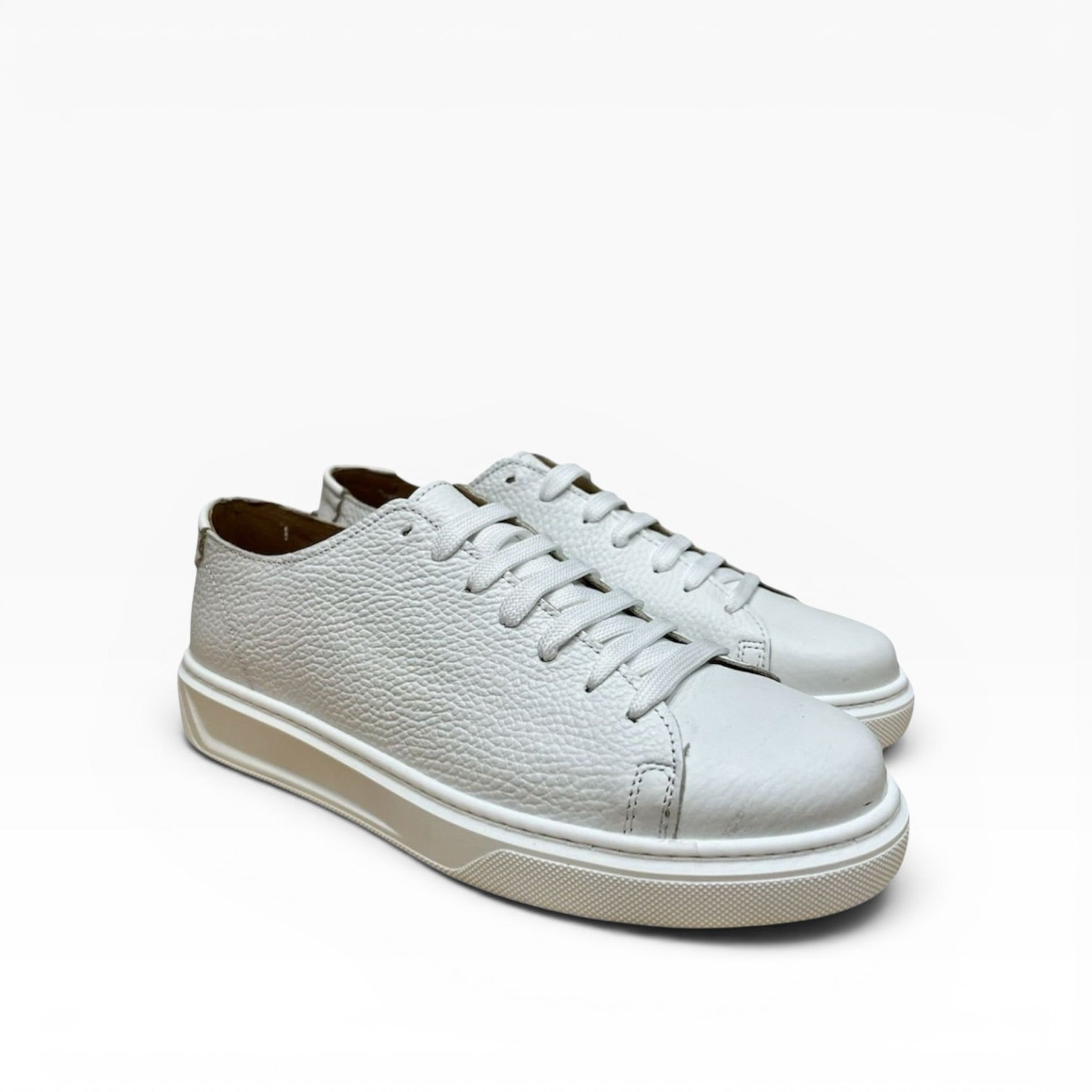 Sneaker Minimal Pure in Pelle Martellata