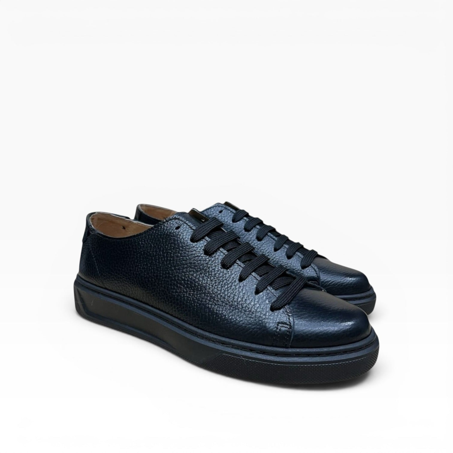 Sneaker Minimal Pure in Pelle Martellata