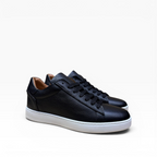Sneaker Minimal Uomo Pelle Martellata