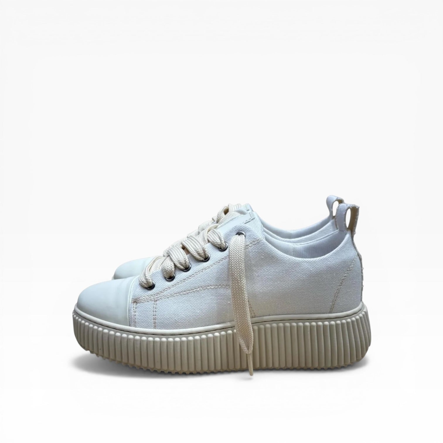 Sneaker Paciocco Megan Denim Bianco Immagine secondaria del prodotto