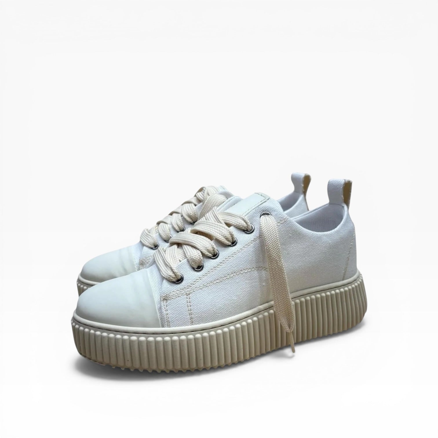 Sneaker Paciocco Megan Denim Bianco