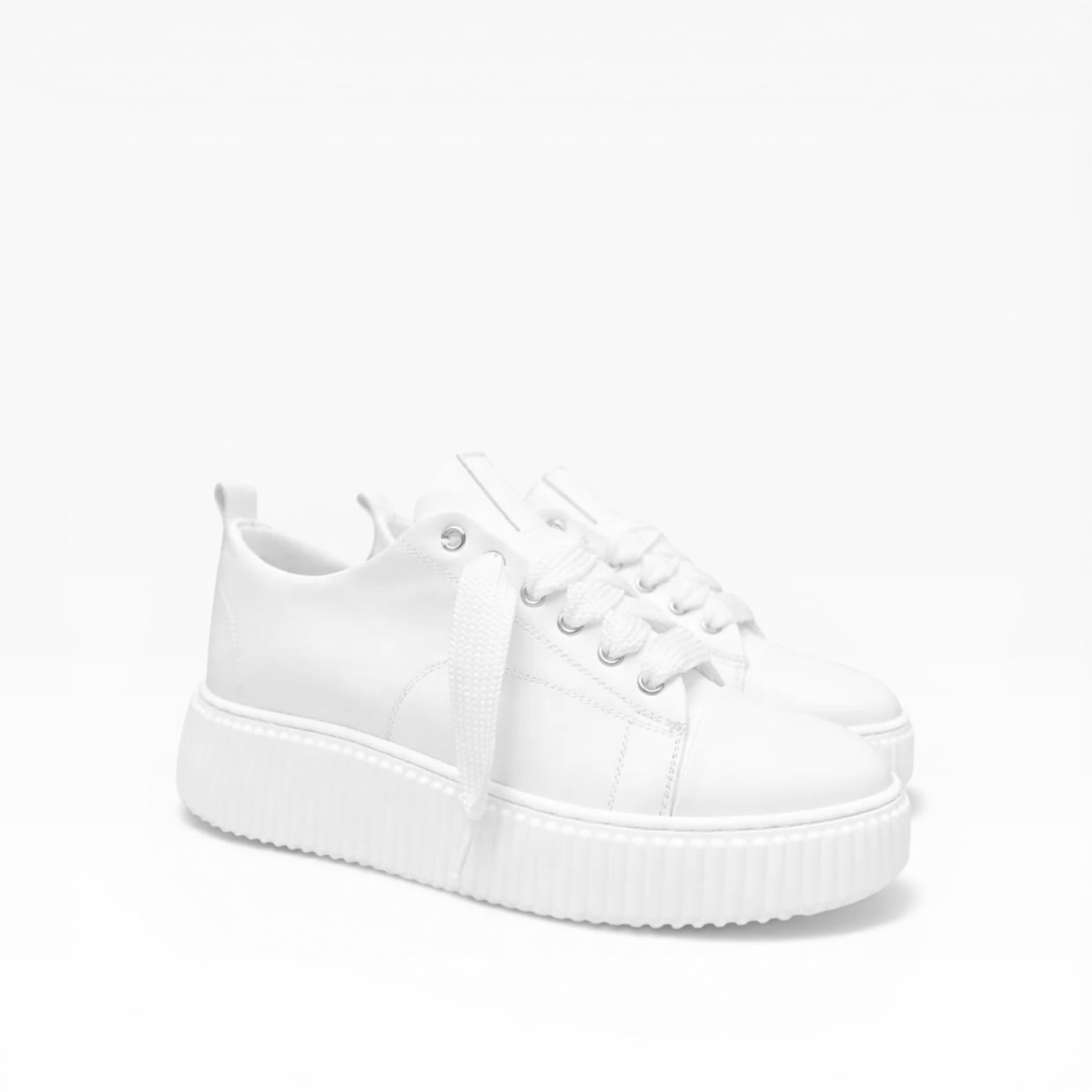 Sneaker Paciocco Megan Pelle Bianco