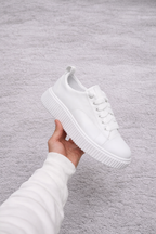 Sneaker Paciocco Megan Pelle Bianco