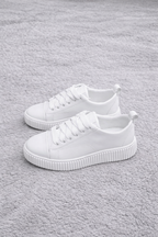 Sneaker Paciocco Megan Pelle Bianco