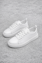 Sneaker Paciocco Megan Pelle Bianco