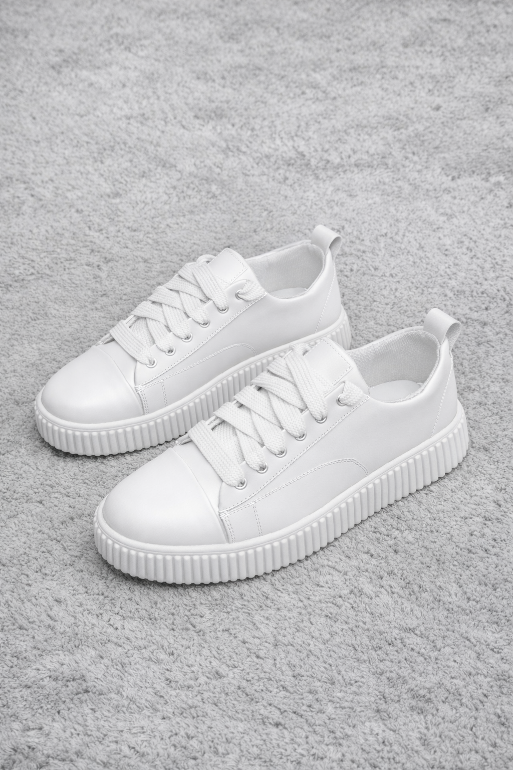 Sneaker Paciocco Megan Pelle Bianco