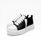 Sneaker Paciocco Megan Pelle Bianco e Nero