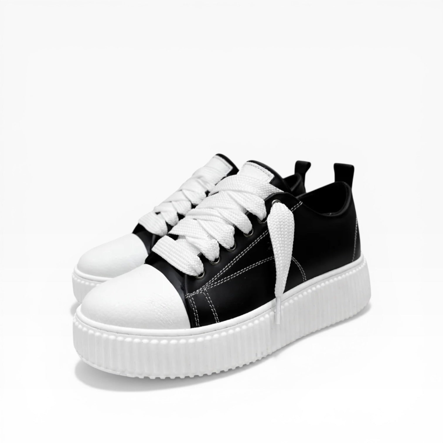 Sneaker Paciocco Megan Pelle Bianco e Nero