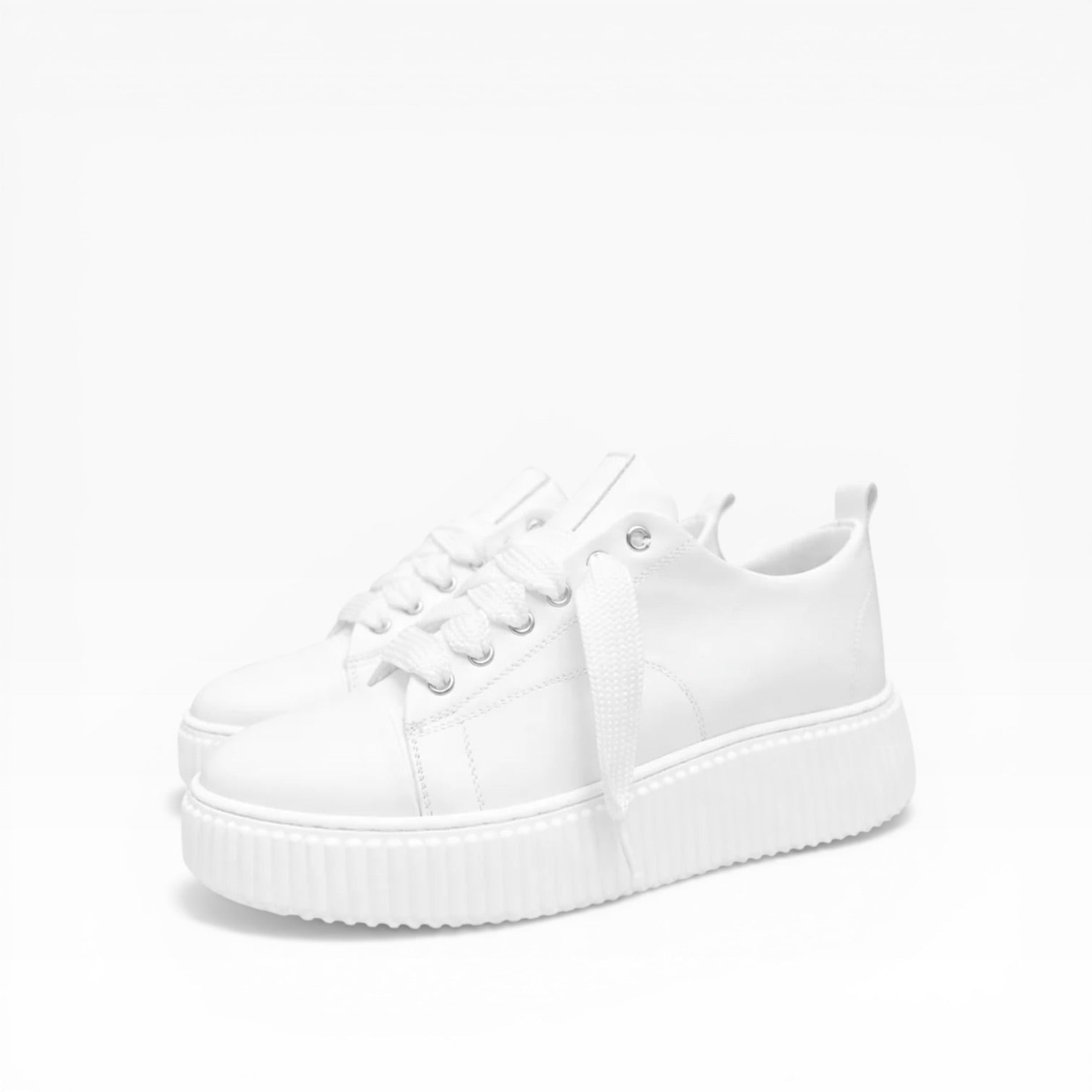 Sneaker Paciocco Megan Pelle Bianco