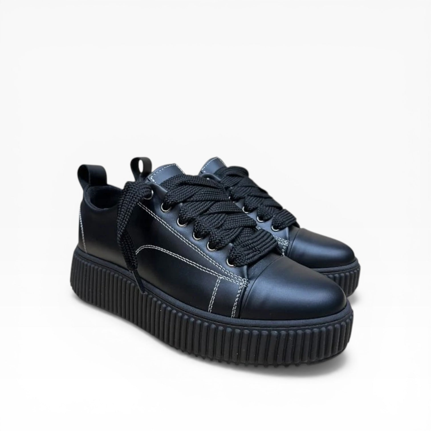 Sneaker Paciocco Megan Pelle Nero