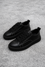 Sneaker Paciocco Megan Pelle Nero