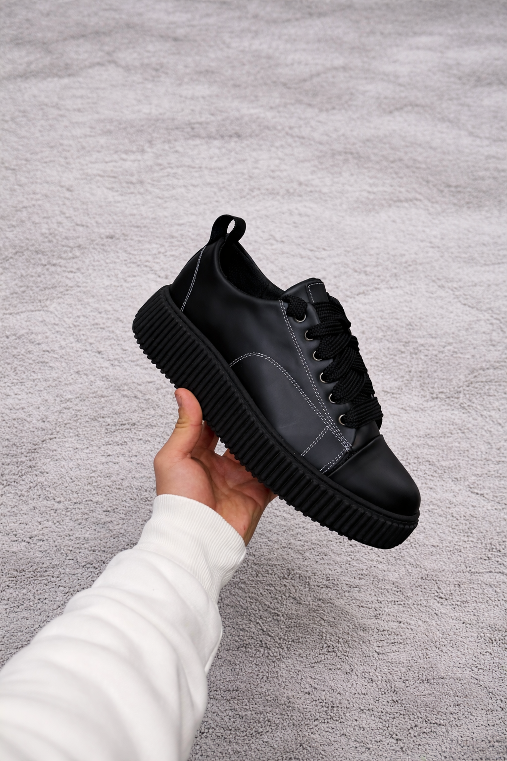Sneaker Paciocco Megan Pelle Nero