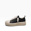 Sneaker Paciocco Megan Pelle Nero e Beige