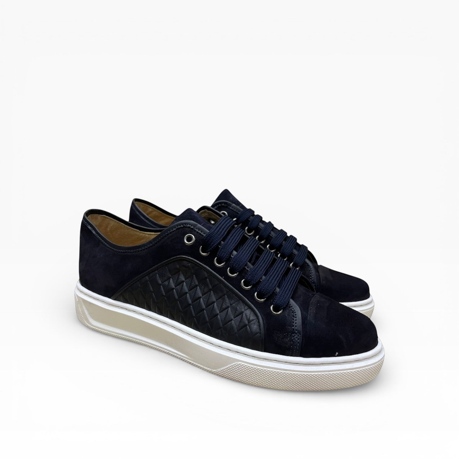Sneaker Uomo Paciocco In Camoscio