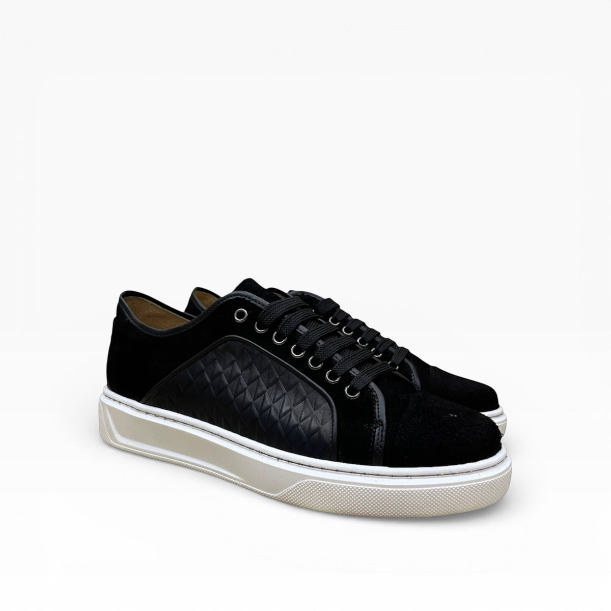 Sneaker Uomo Paciocco In Camoscio