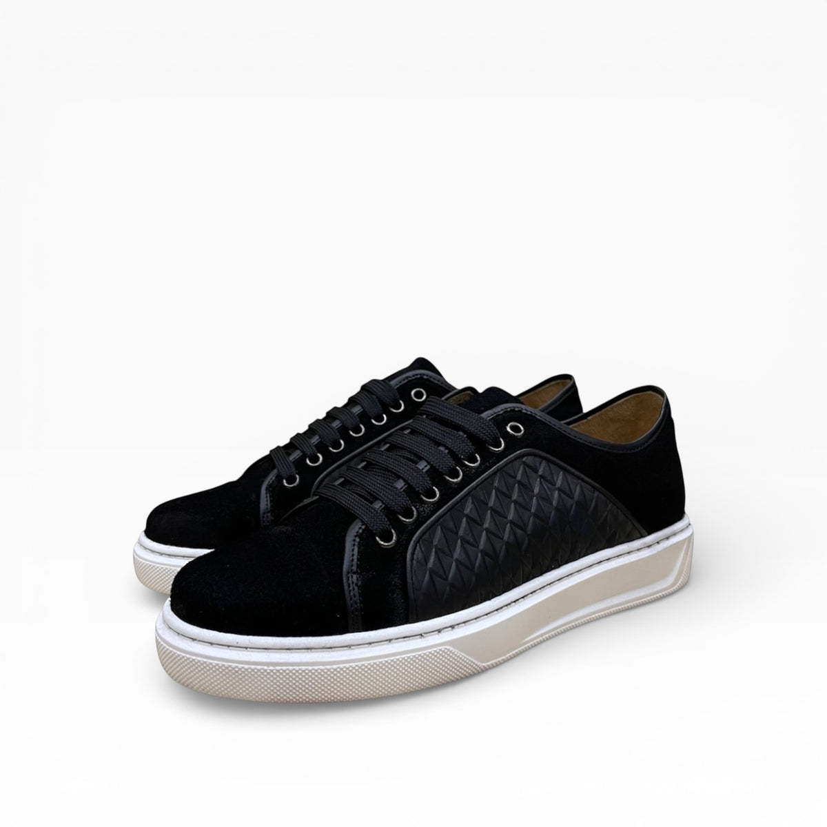 Sneaker Uomo Paciocco In Camoscio