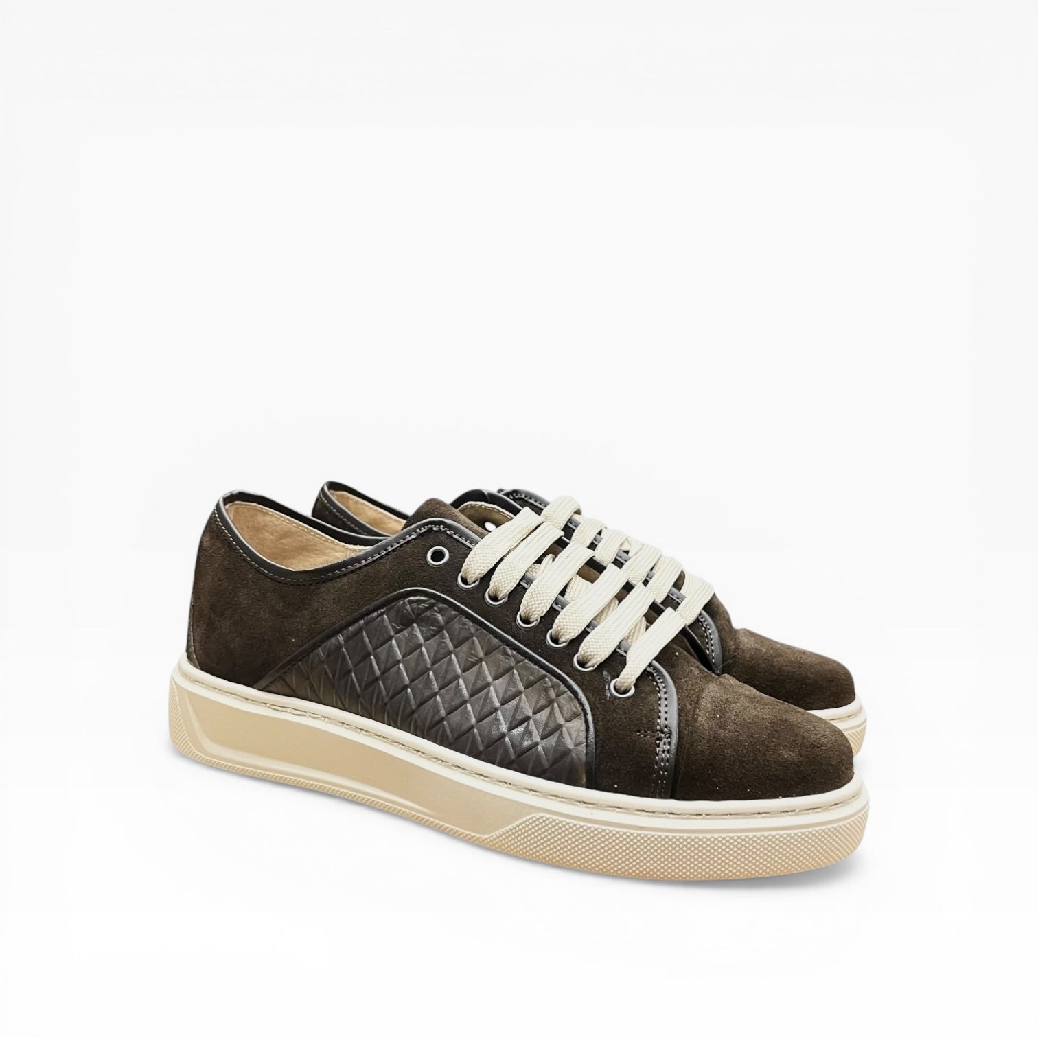 Sneaker Uomo Paciocco In Camoscio