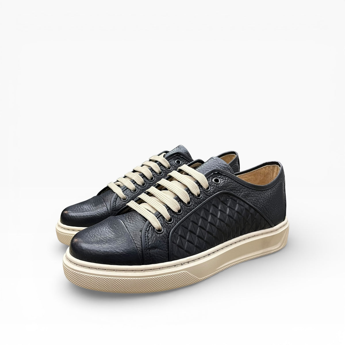 Sneaker Uomo Paciocco In Pelle