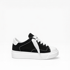 Sneakers Gravity Nabuk Bianco Nero