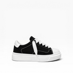 Sneakers Gravity Nabuk Bianco Nero