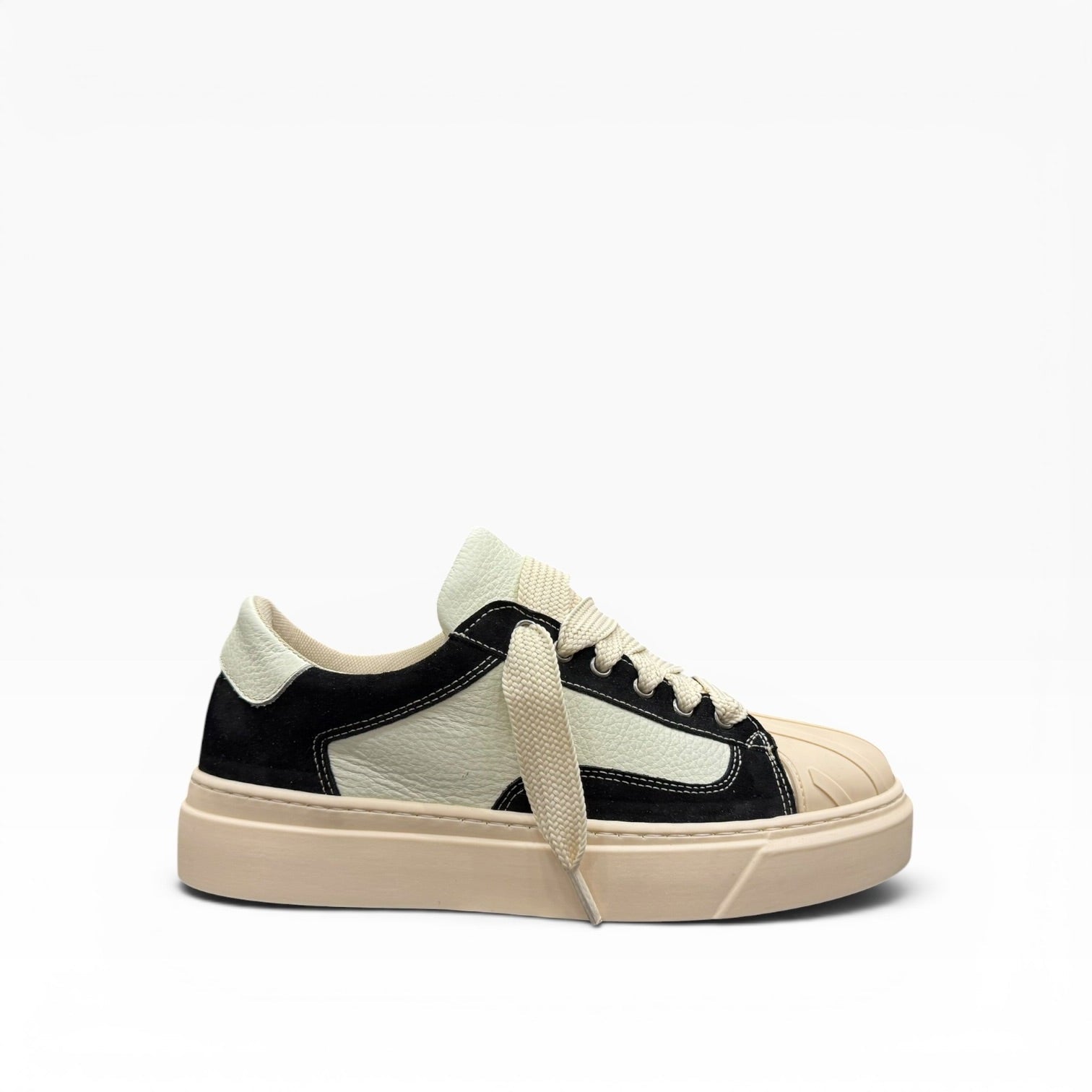 Sneakers Gravity NightCream Nero e Beige Immagine secondaria del prodotto