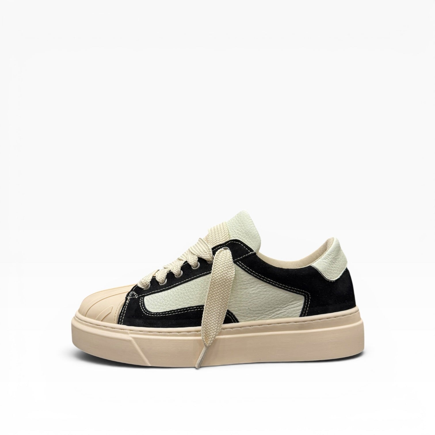 Sneakers Gravity NightCream Nero e Beige Immagine principale del prodotto