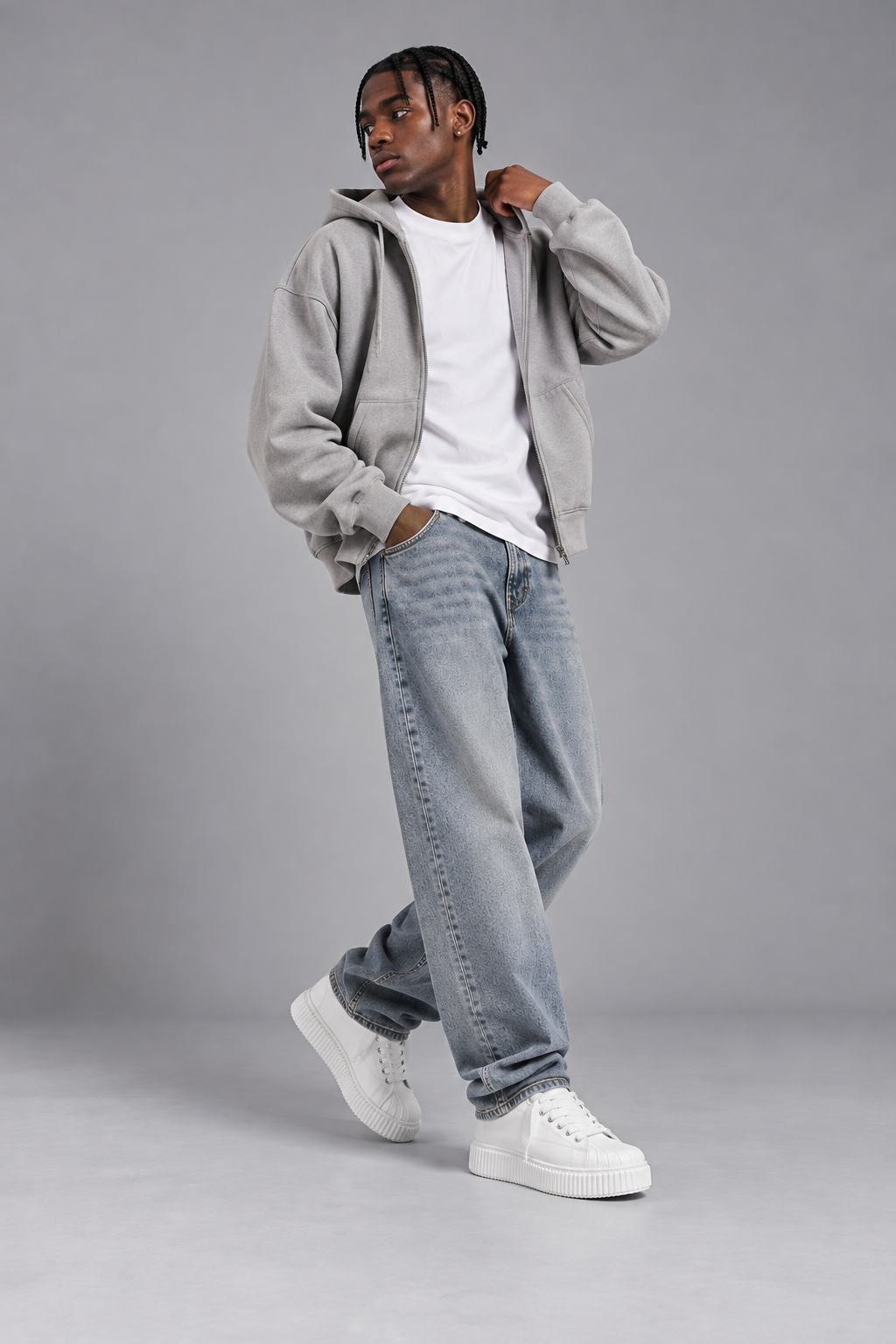 Sneakers Megan Phantom Pelle Bianco
