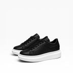 Sneakers Modello McQ*een Bianco Nero Liscia