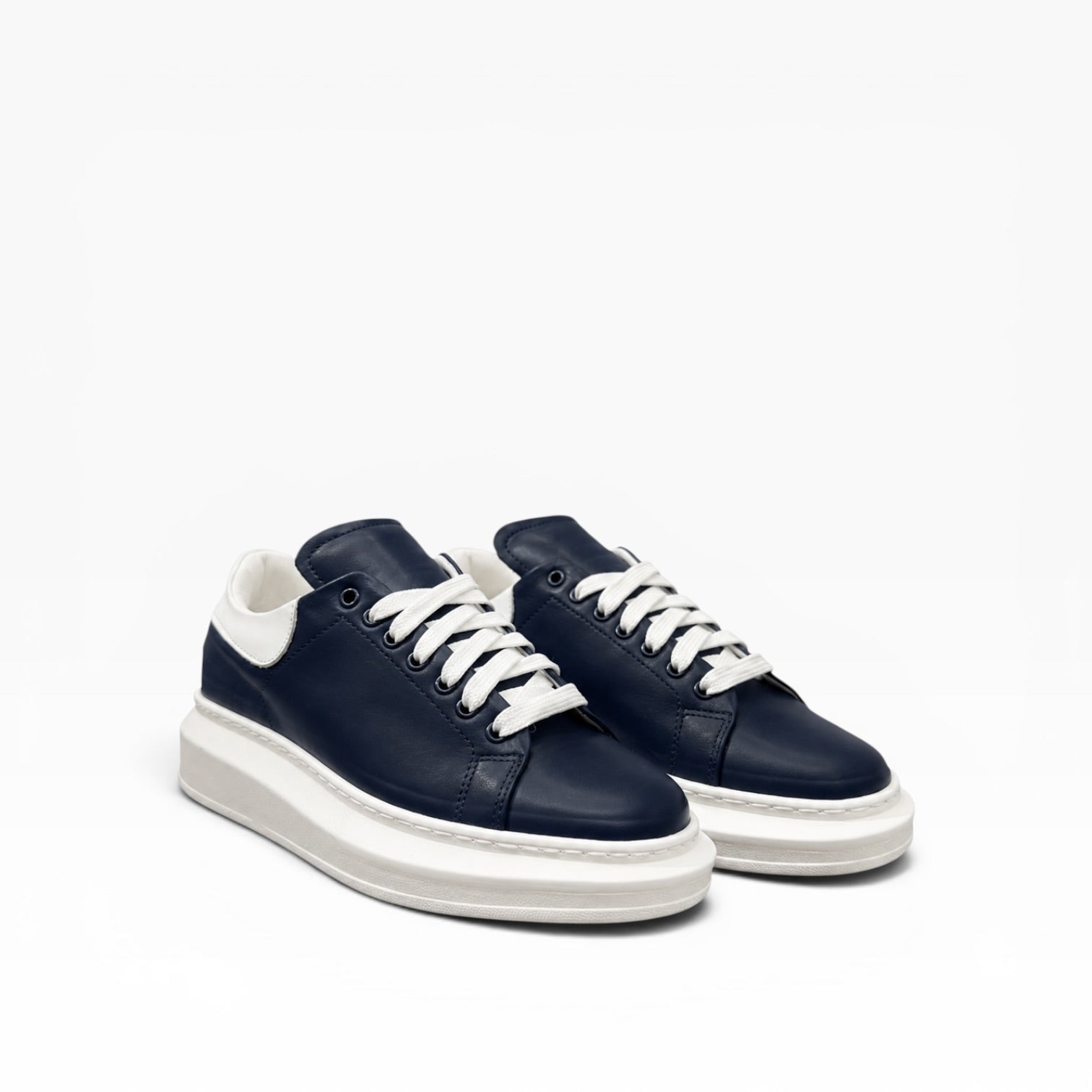 Sneakers Modello McQ*een Blu Liscia