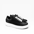 Sneakers Modello McQ*een In Pelle Bianco Nero