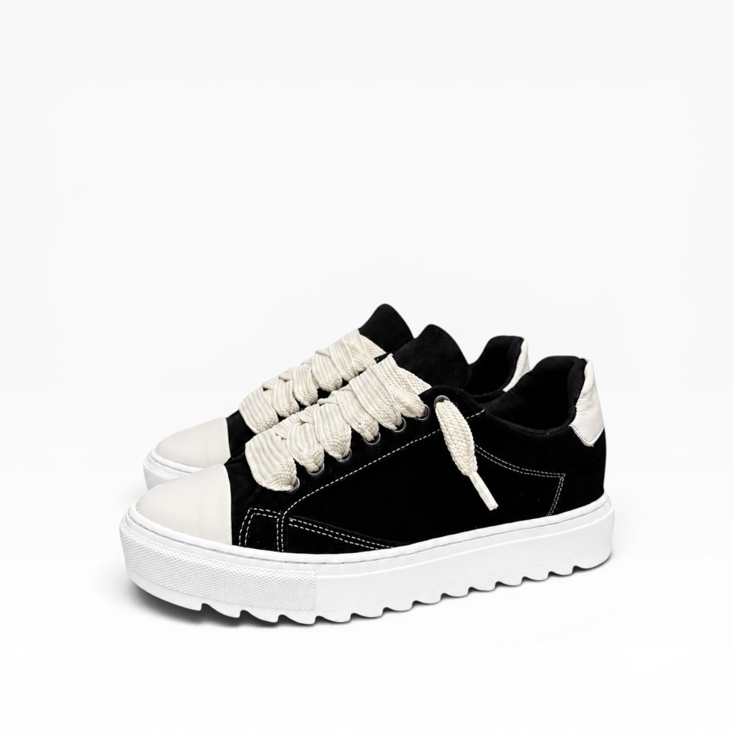 Sneakers Top Camoscio Cookies & Cream