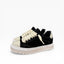 Sneakers Top Camoscio Nero e Beige