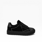 Sneakers Top Essence Black Suede