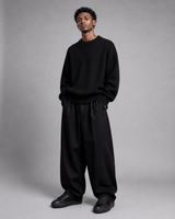 Sneakers Top Essence Black Suede