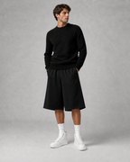 Sneakers Top MidCut in Pelle Bianco