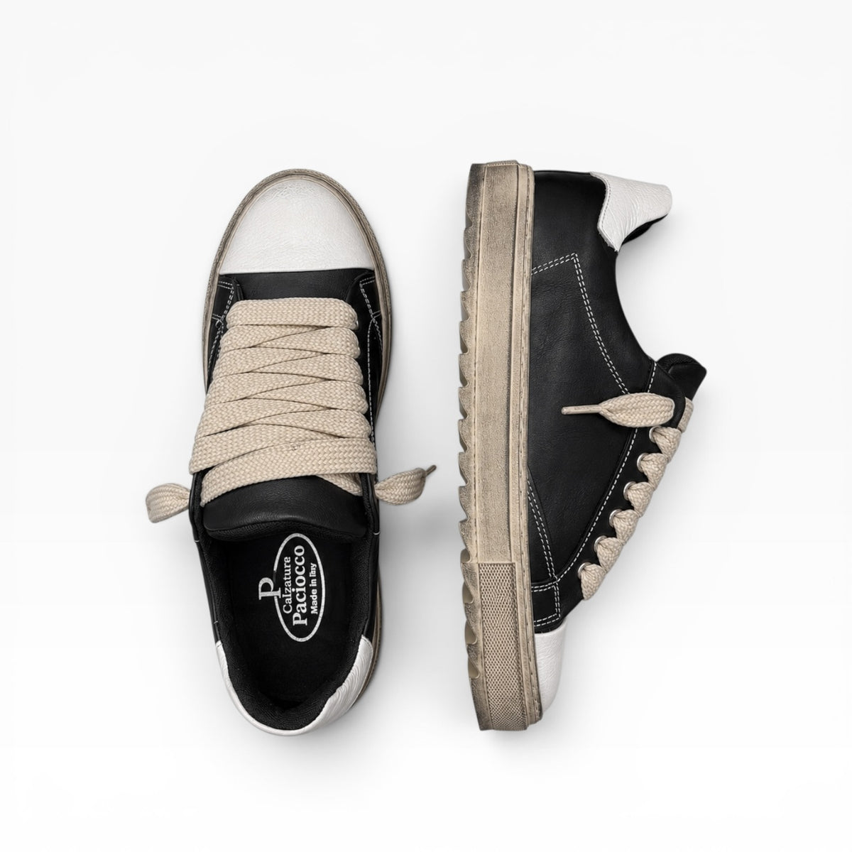 Sneakers Top Tokyo in Pelle