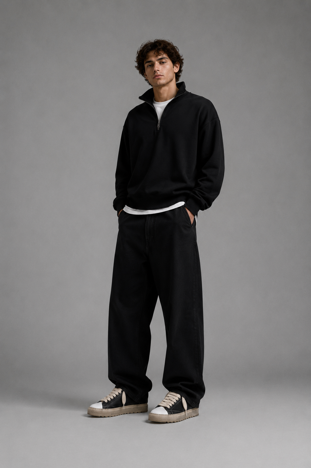 Sneakers Top Tokyo in Pelle