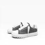 Sneakers Top in Camoscio Grigio
