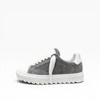 Sneakers Top in Camoscio Grigio