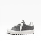 Sneakers Top in Camoscio Grigio