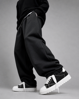 Sneakers Top in Denim Nero
