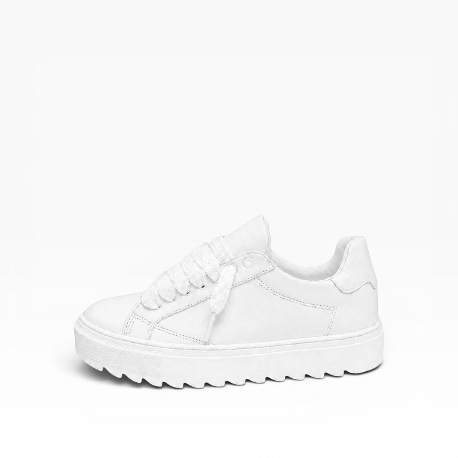 Sneakers Top in Pelle Bianco Immagine principale del prodotto
