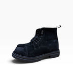 Stivaletto Camoscio Artigianale Nero