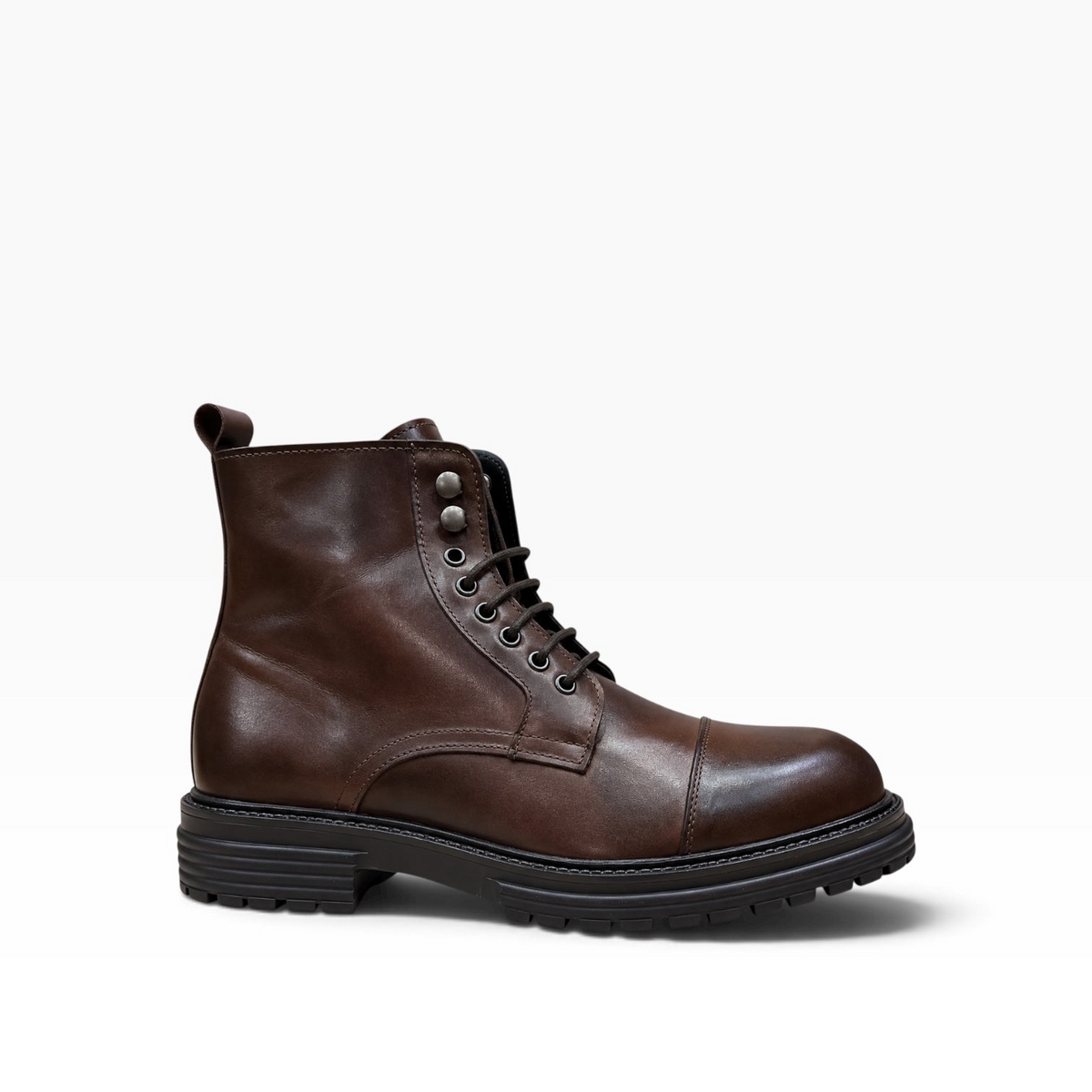 Stivaletto Pelle Artigianale Marrone